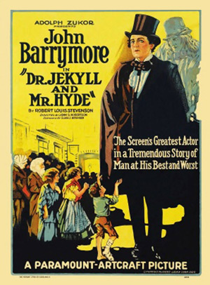 Dr. Jekyll and Mr. Hyde, 1920, John Barrymore