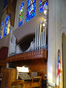 Church's organ and some pipes