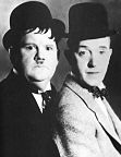 Oliver Hardy and Stan Laurel