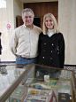 Film memorabilia collector Alan Brehm and his wife, Paula
