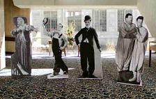 character cut-outs created by the team of Gary Krohe, Bill Shaffer and Carol Yoho