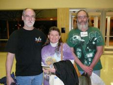 Jeff and Cherie Helm, Blue Springs, MO, with John Kelso of Wichita, KS