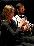 Dawn Kramer, trumpet and Brian Collins, clarinet