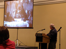 David Shepard shows his restoration work on Nanook of the North