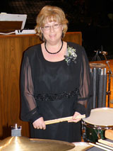 Kathy Combs, percussion
