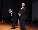 Bob Keckeisen and Marvin Faulwell take a bow on Saturday evening