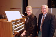 Greg and Marvin at the organ