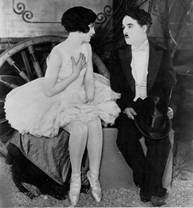 Chaplin and Myrna Kennedy in THE CIRCUS, 1928