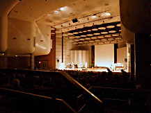 interior, White Concert Hall, set-up