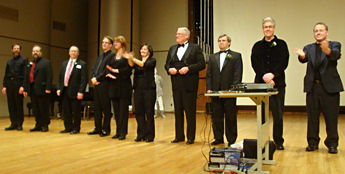Saturday evening's final curtain call for musicians