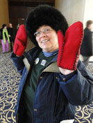 Louise (Cookie) Langberg's warm mittens