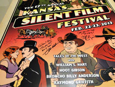 A signed first-ever KSFF display-poster