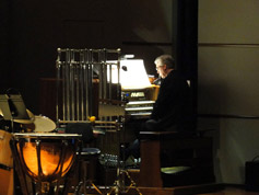 Greg Foreman at the concert organ