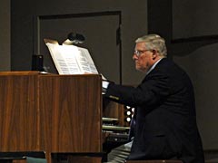 Marvin Faulwell at the White Concert Hall organ