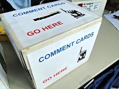 Comments box is ready