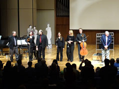 Musicians take a bow on Saturday evening