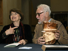 Dr. Harriet Fields with Herb Miller C
