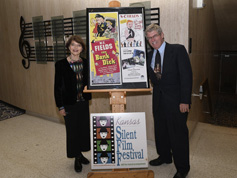 Harriet, Bill and KSFF logo and posters