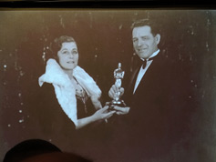 Frances Marion receives an Academy Award