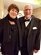 KSFF Guest of Honor Cari Beauchamp and Music Director Marvin Faulwell are ready for the finale — with Cari Beauchamp