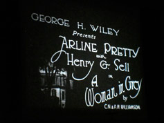 Film title visual, A Woman in Grey