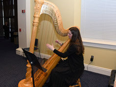Music by Erin Wood, harpist  B