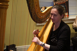 Music by Erin Wood, harpist B