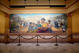 New Brown v. Board mural at the Capitol