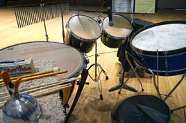 Bob's various drums