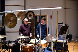 Terry Donahue and Ken Winokur on percussion -A