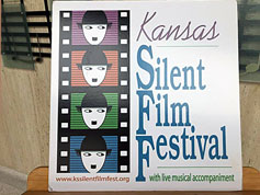 Kansas Silent Film Festival display logo