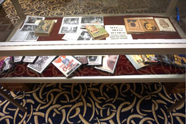 Silent Auction items displayed in White Concert Hall lobby