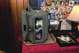 Indestructible 35mm projectors are still on the premises at the Town Hall Theatre, but this one is no longer in the booth