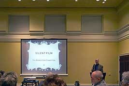 Kaufman's talk was titled "Silent Film: The Midwestern Connection.