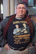 Dave Greim attended, having come from California. He proudly wears his Laurel and Hardy t-shirt!