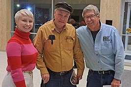 Kaylee Mansfield, Randy Kahle and Bill Shaffer