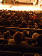 from the nosebleed section, concert hall balcony