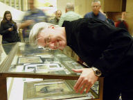 Greg pauses from admiring the display