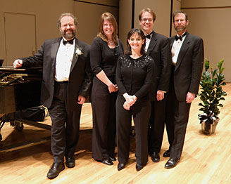Mont Alto Motion Picture Orchestra is Rodney, Dawn, Britt, David and Brian
