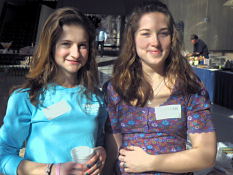 Lauren and Hannah served patrons at Saturday afternoon's intermission