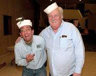Karl and Rick clown