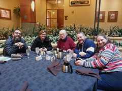 Karl Michler, Melanie Lawrence, Herb Miller, Jeff and Susan Rapsis