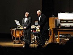 Bob Keckeisen and Marvin Faulwell take a bow