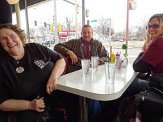 Jane Bartholomew, Trevor Jost and Melanie Lawrence