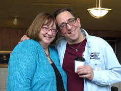 Denise Morrison and Karl Mischler