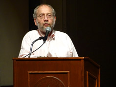 Jon Mirsalis at the podium