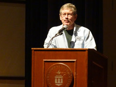 Bill Shaffer introduces Saturday morning documentary