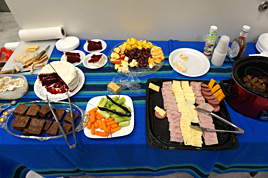 Yummy treats at Afterglow party