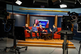Channel 13 Red Couch set