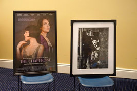 Poster for PBS's movie The Chaperone and image from Charlie Chaplin's The Kid, co-starring Jackie Coogan
